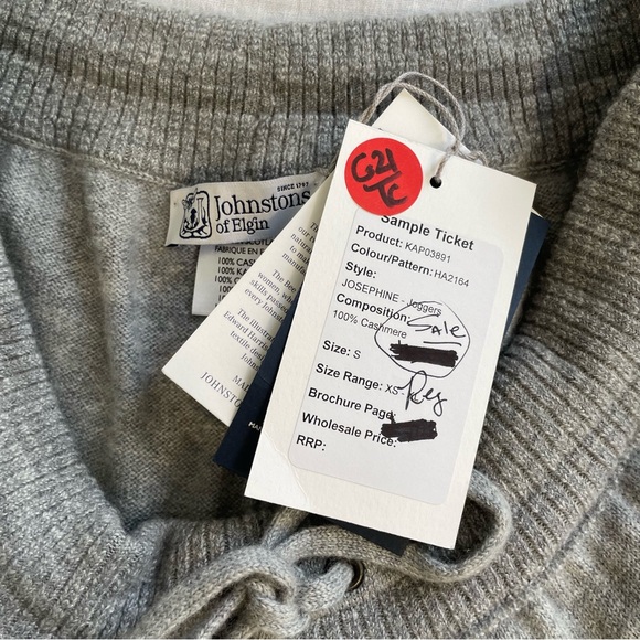 Johnstons Of Elgin Josephine Cashmere Jogger Sweatpants - Picture 10 of 15